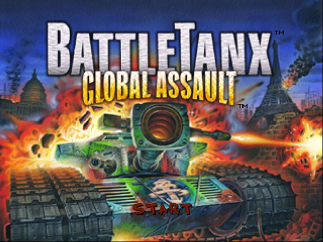 BattleTanx - Global Assault (PAL Version) Title Screen